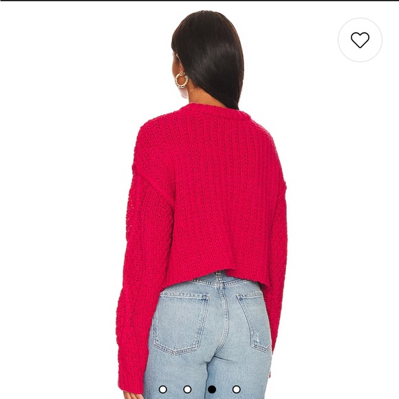 NWT FREE PEOPLE CUTTING EDGE CABLE
Color:CRANBEBRY SIZE: XS AND XL - Picture 2 of 5